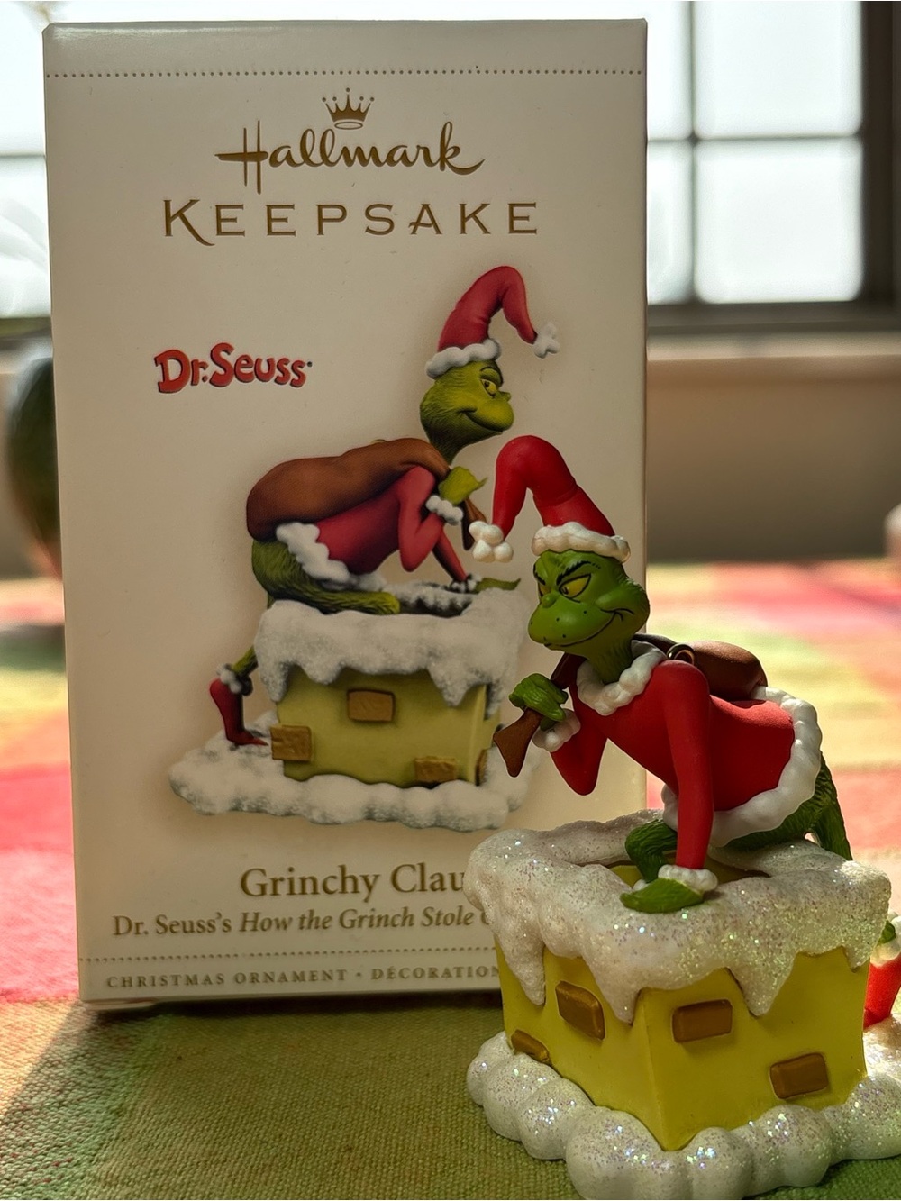Hallmark Keepsake Dr. Seuss The Grinch 'Grinchy Claus' Ornament - Red & Green